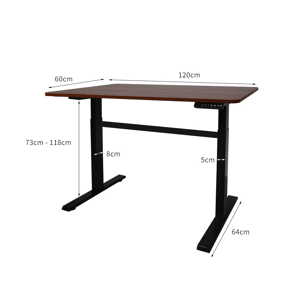 Levede Standing Desk Motorised Height Wooden