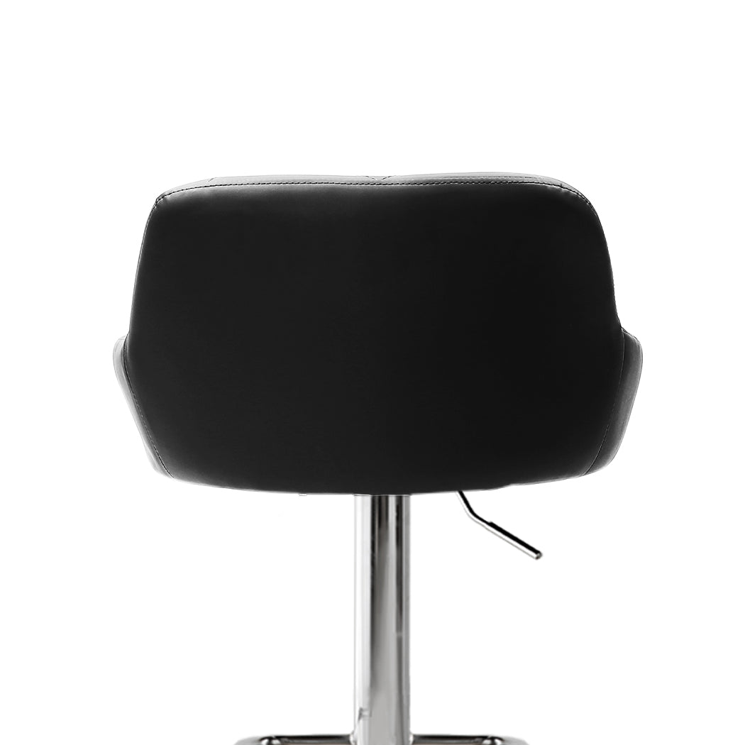 Levede 2x Bar Stools Kitchen Barstools Black